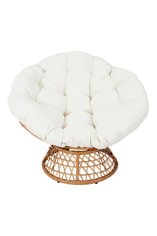 Sillón Cancun - Marrón y blanco