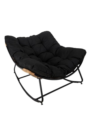 Sillón mecedor - Negro