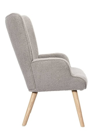 Sillón Rhea - Gris - De poliéster