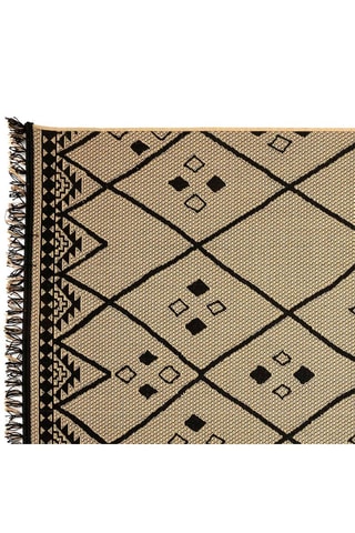 Alfombra Mumbai - Marrón y negro - 120 x 180 cm