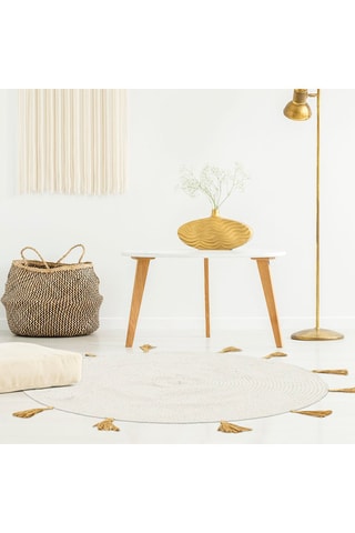 Alfombra - Beige - 90 cm