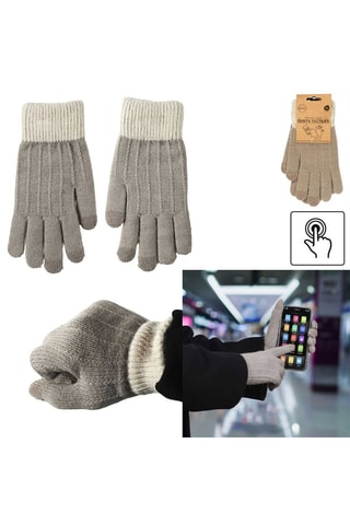 Guantes táctiles - Beige