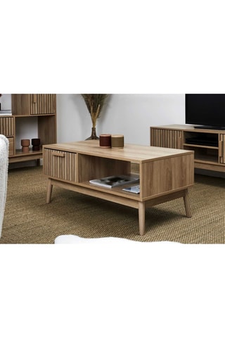 Mesa de centro de madera - 100 x 43 x 50 cm