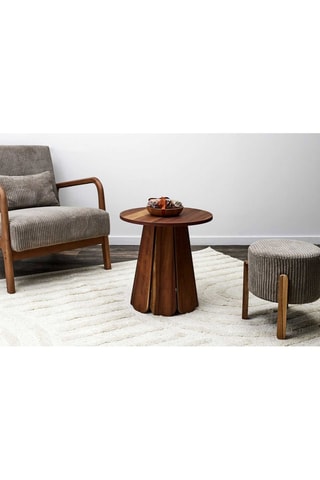 Mesa auxiliar Gigogne - Marrón