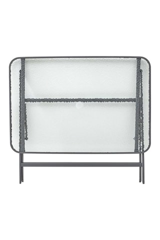 Mesa plegable de vidrio templado Formentera - 110 x 70 cm