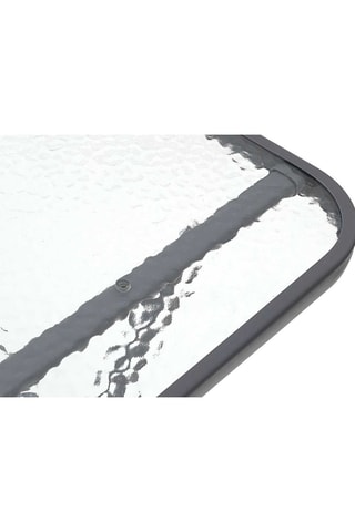 Mesa plegable de vidrio templado Formentera - 110 x 70 cm