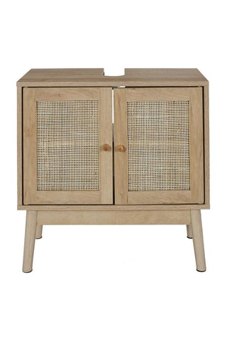 Mueble de cuarto de baño de lavabo de 2 puertas Bali - 60 x 70 x 30 cm