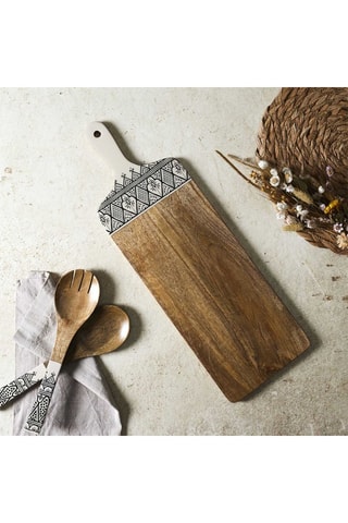 Tabla de presentación de madera de mango - 58 cm