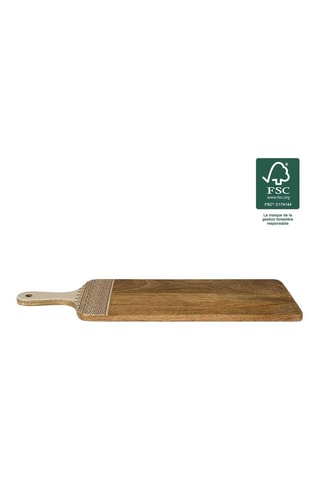 Tabla de presentación de madera de mango - 58 cm