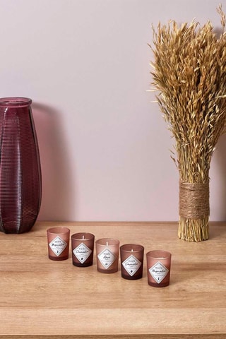 Estuche de 5 velas perfumadas