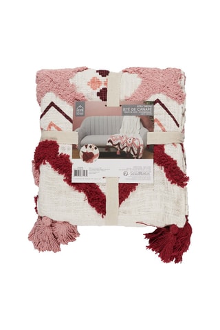 Colcha de sofá - Rosa - 130 x 170 cm