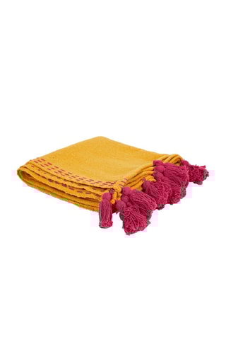 Colcha de sofá - Amarillo - 130 x 170 cm