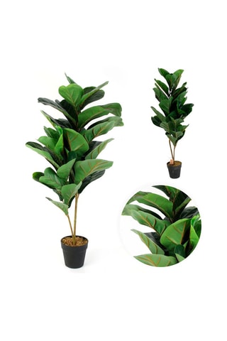 Planta artificial - Verde - 14 x 14 x 98 cm