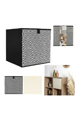 Cubo plegable con arcón - 30 x 30 cm - Color aleatorio