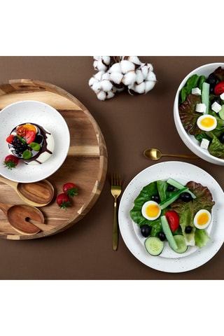 Bandeja de madera de acacia - 40 cm