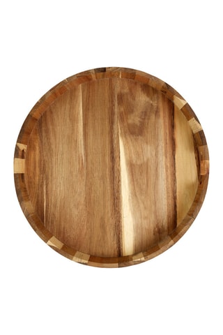 Bandeja de madera de acacia - 40 cm