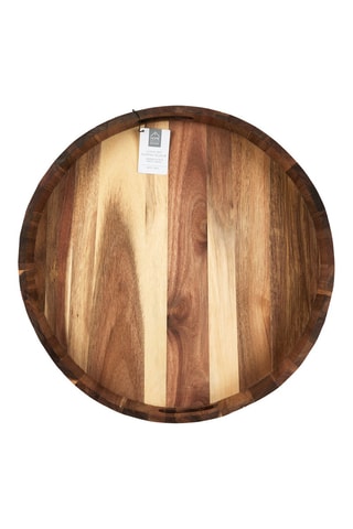 Bandeja de madera de acacia - 40 cm