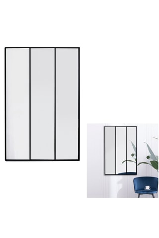 Espejo Atelier XXL - 115 cm - Negro