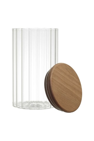 Fiambrera de cristal y madera de acacia - 70 cl