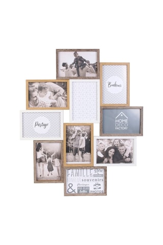 Soporte para 10 fotos - 10 x 15 cm - Marrón claro