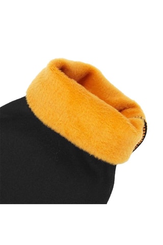 Camiseta térmica - Negro y naranja