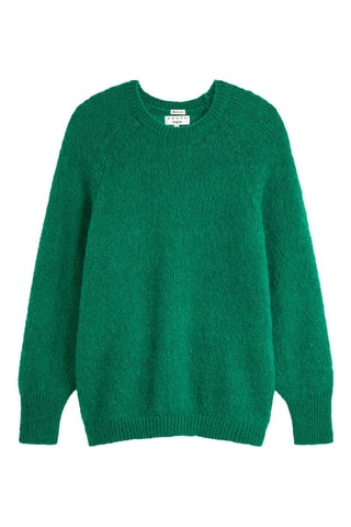 Camisola em lã mohair - Verde