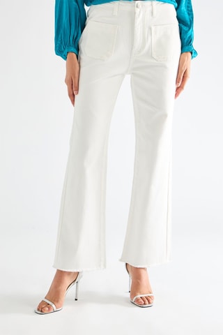 Calças de ganga - Branco