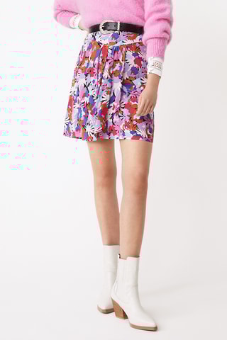 Saia estilo patinadora - Vermelho e azul