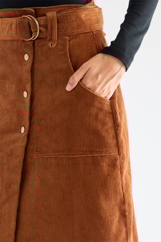 Saia direita - Castanho