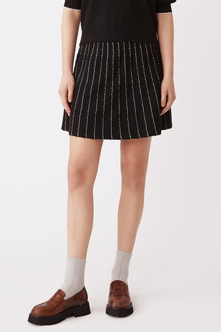 Saia estilo patinadora - Preto