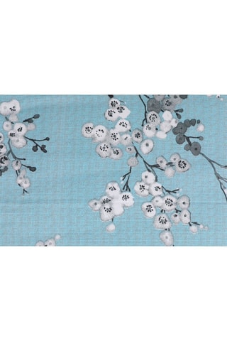 Parure copripiumino in cotone rinforzato 57 fili/cm² Chircory - Blu