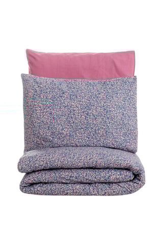 Parure copripiumino in cotone 57 fili/cm² Maro - Rosa e beige