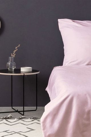 Parure copripiumino in cotone satinato - 125 g/cm² - Rosa