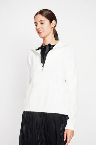 Pull oversize  - Blanc