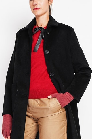 Manteau en laine  - Noir