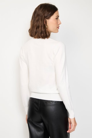 Kasjmier Vest  - Wit