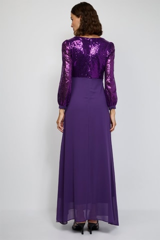 Robe longue  - Violet