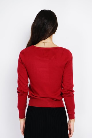 Pull en cachemire - Rouge