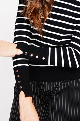 Pull  - Blanc et noir