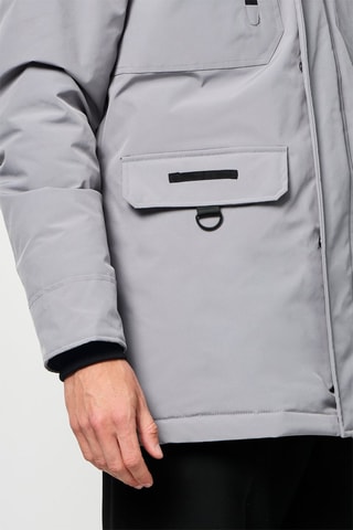 Doudoune à capuche  - Gris