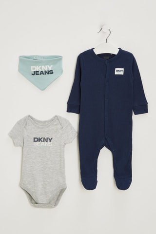 3-delige set - Grijs en Donkerblauw