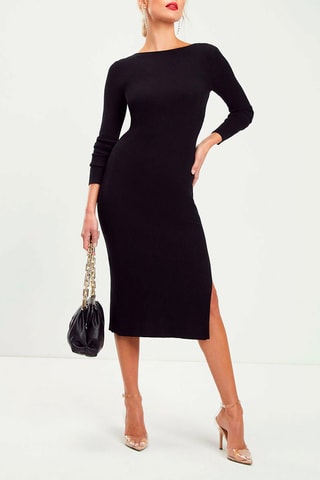 Robe asymétrique - Noir