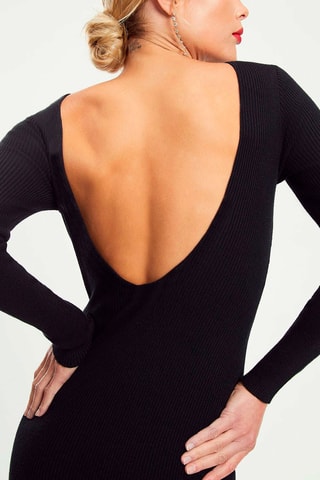 Robe asymétrique - Noir