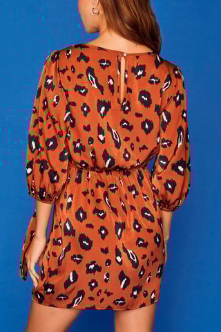 Robe droite - Marron