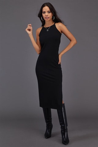 Robe fourreau - Noir