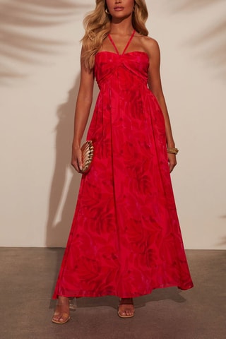 Robe longue - Rouge