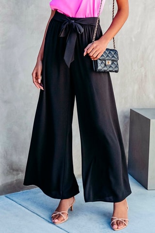 Pantalon palazzo - Noir