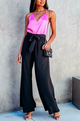 Pantalon palazzo - Noir