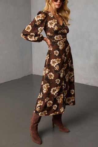 Robe longue - Marron