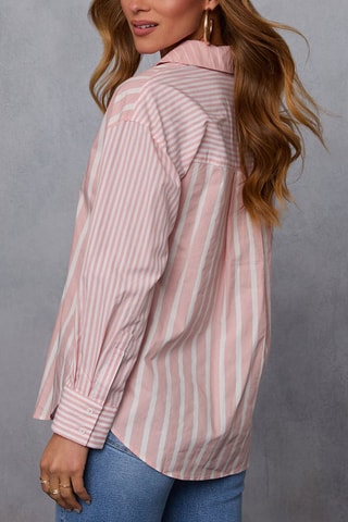 Chemisier - Blanc et rose